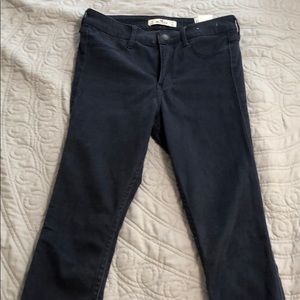 Hollister blue skinny jean legging